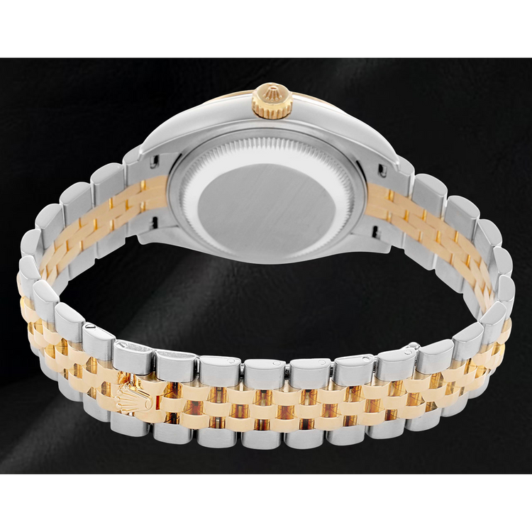 Montre Rolex Datejust Cadran Chiffres Romains 28 mm Femme Bicolore 279173