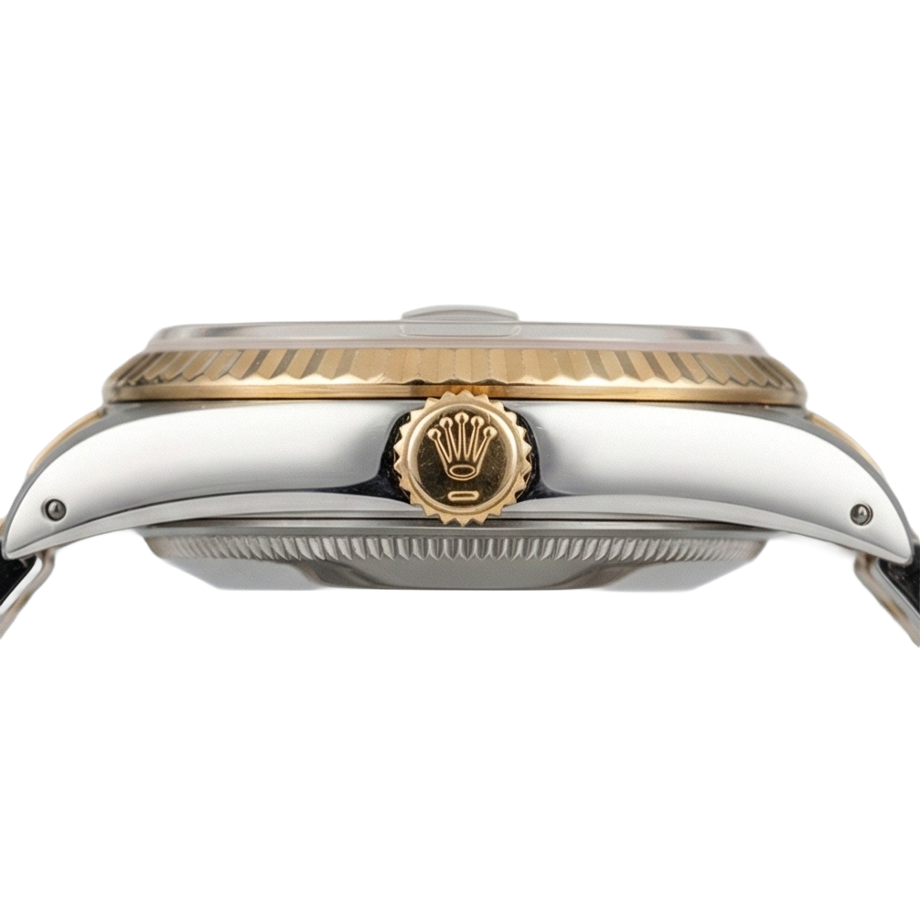 Rolex Datejust Taille moyenne 31 Mm Nacre Blanche Cadran Diamant Lunette Diamant Jubilé Bracelet Montre acier inoxydable & Or