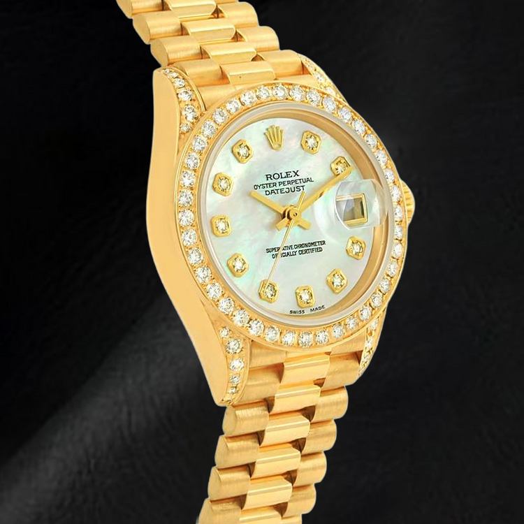Perle Rolex 0,20-carats Yellow Gold – vue d'angle