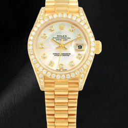 De luxe Perle Rolex 0,20 carats
