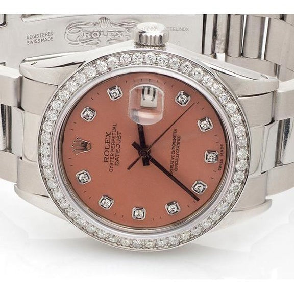 Rolex Datejust acier inoxydable huître Bracelet 