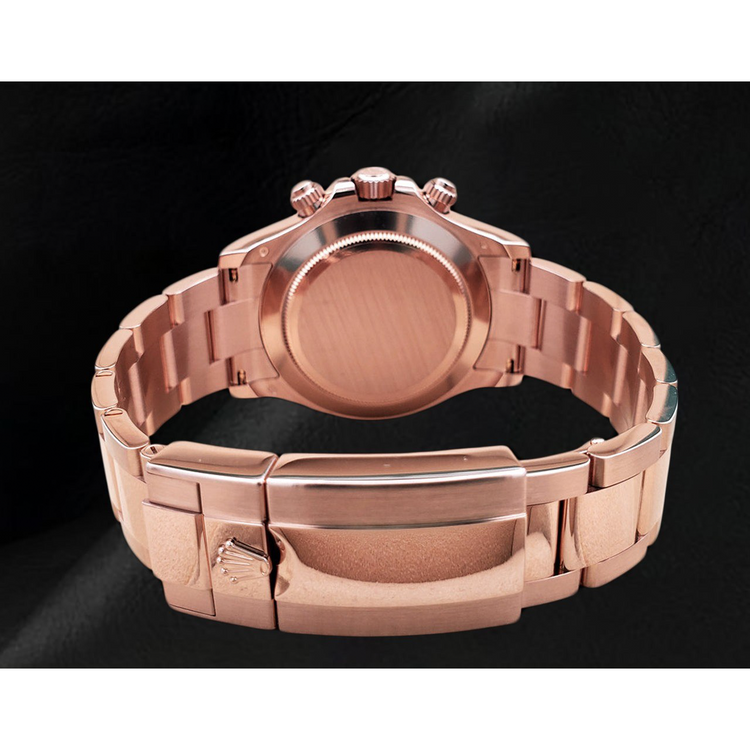 Montre Rolex Daytona Cosmograph Cadran Marron Café Chiffres Arabes Or Rose 18K