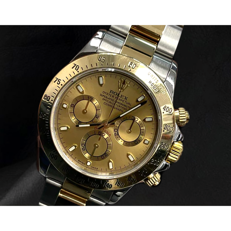 Montre Rolex Daytona Cosmograph Cadran Champagne Bicolore
