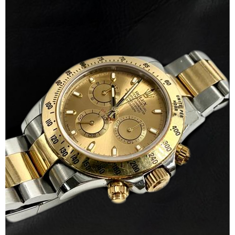 Montre Rolex Daytona Cosmograph Cadran Champagne Bicolore