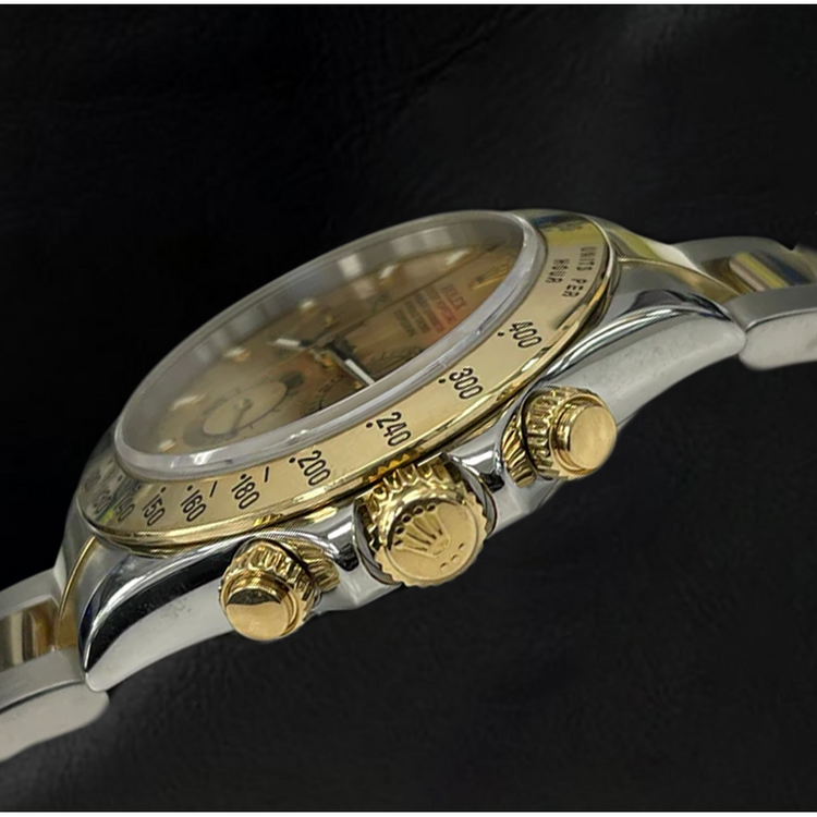 Montre Rolex Daytona Cosmograph Cadran Champagne Bicolore