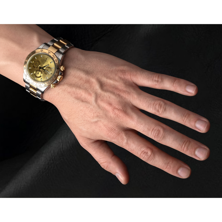 Montre Rolex Daytona Cosmograph Cadran Champagne Bicolore