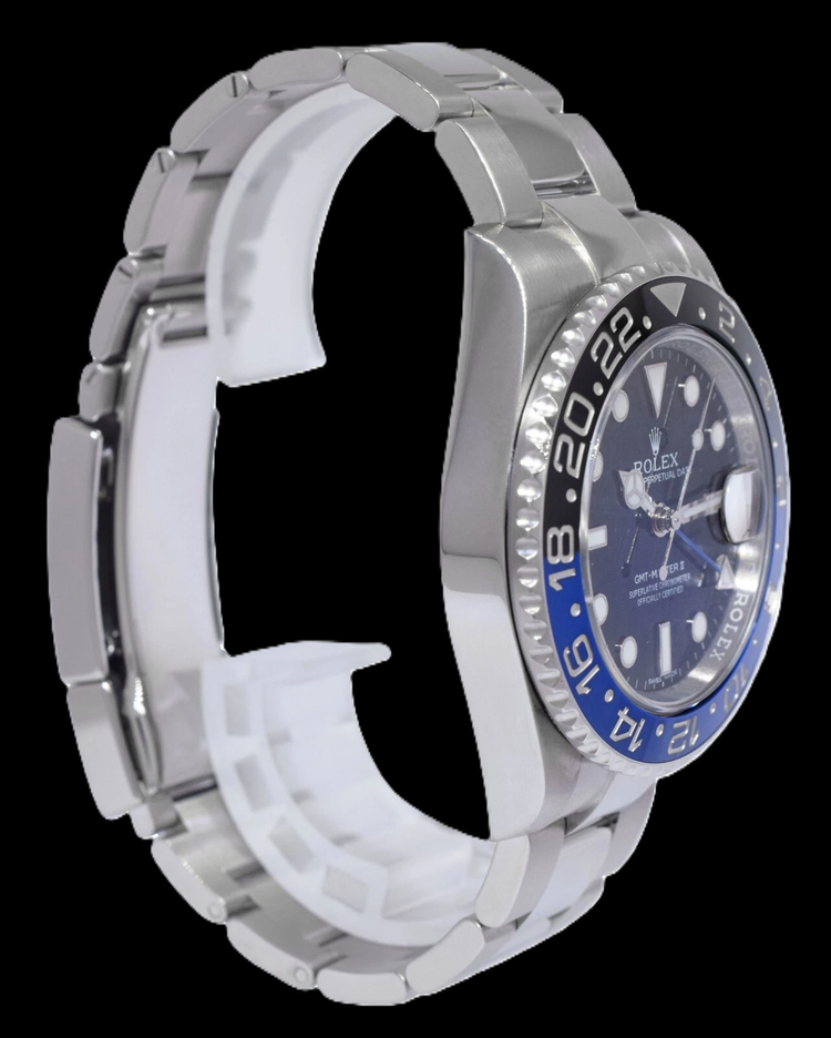 Montre Rolex GMT-Master II 116710BLNR 40 mm Batman Cadran Noir Acier Inoxydable