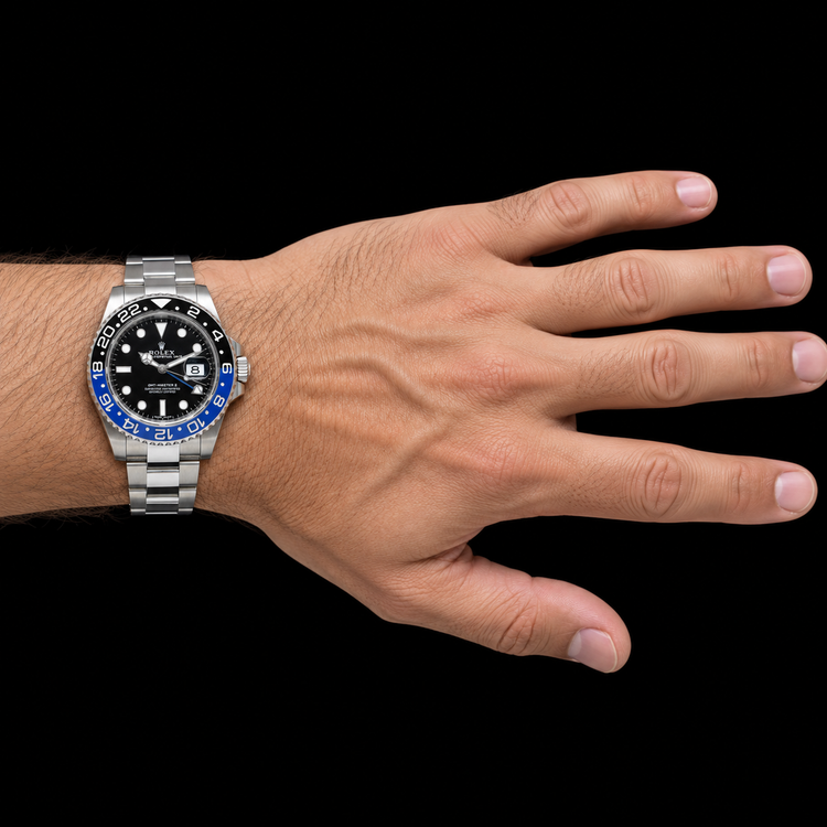 Montre Rolex GMT-Master II 116710BLNR 40 mm Batman Cadran Noir Acier Inoxydable