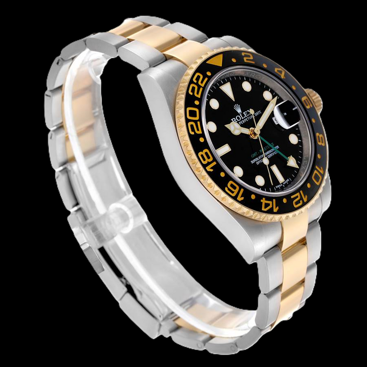 Montre Rolex GMT-Master II 116713 40 mm Bicolore Cadran Noir Luminescent