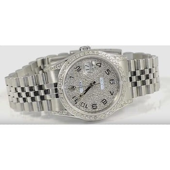 Rolex Hommes Datejust Regarder Diamant