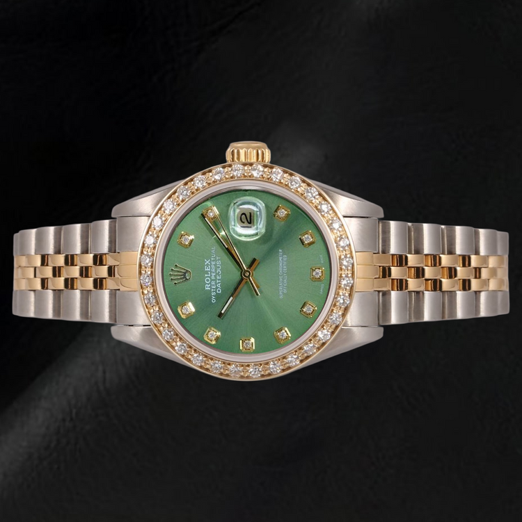 Diamant Fin Rolex 0,20-carats Two Tone – vue de face