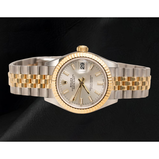 Montre Rolex Lady-Datejust 279173 Lunette Cannelée Bicolore Jubilee 28 mm