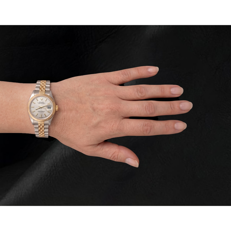 Montre Rolex Lady-Datejust 279173 Lunette Cannelée Bicolore Jubilee 28 mm