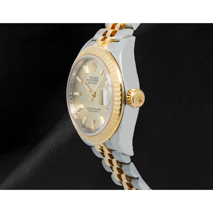 Rolex Lady-Datejust 28 mm 279173 Cadran Champagne Lumineux
