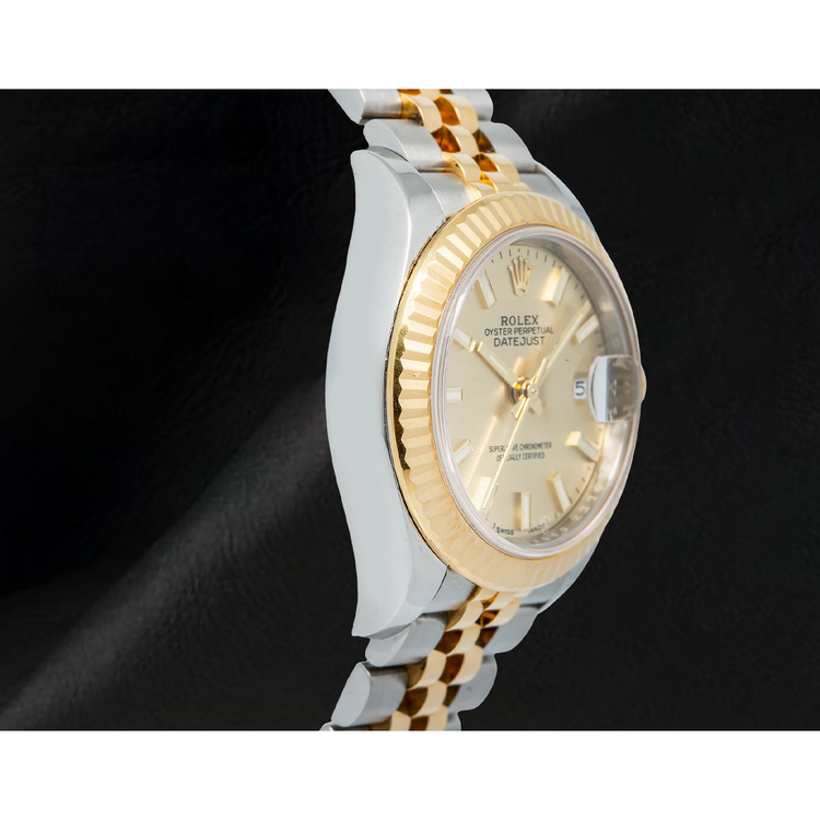 Rolex Lady-Datejust 28 mm 279173 Cadran Champagne Lumineux