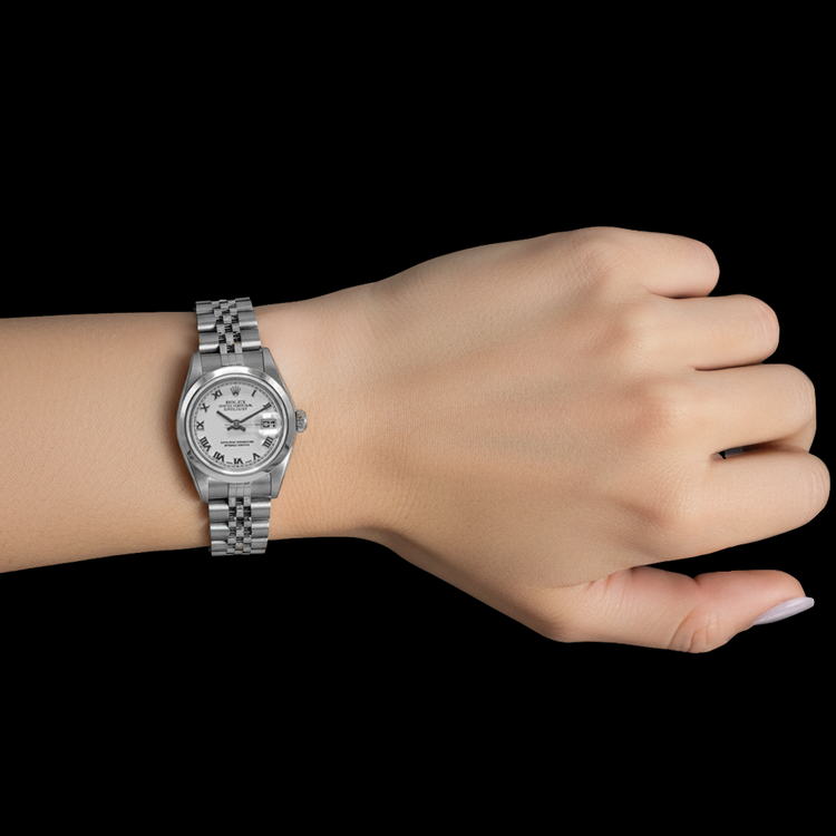 Pierre Précieuse Rolex en Stainless Steel – vue de profil