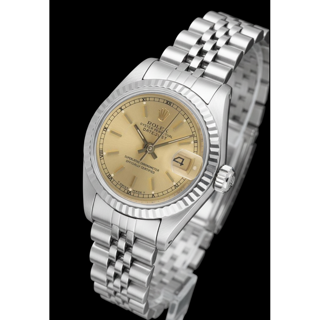 Pierre Précieuse Rolex en Stainless Steel – vue de côté