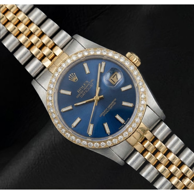 Raffiné Pierre Précieuse Rolex carats – vue d'angle