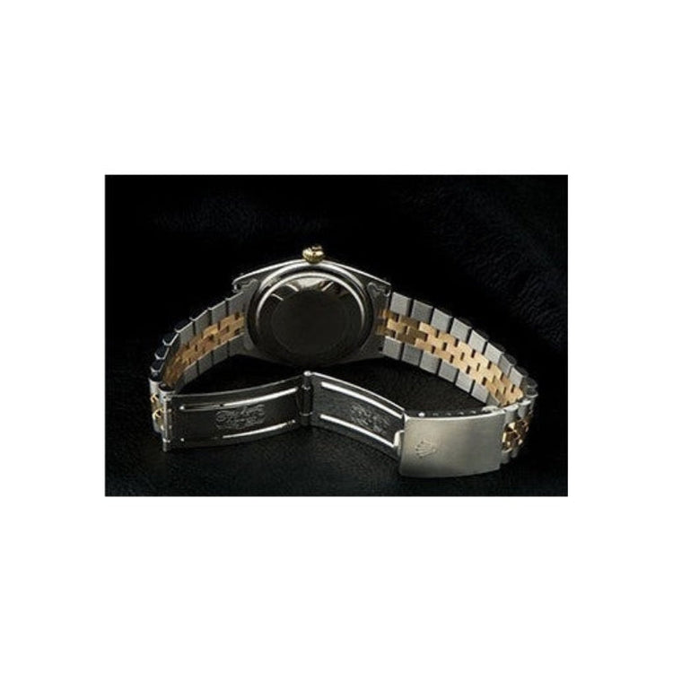 Pierre Précieuse Rolex carats Two Tone – vue de dessus