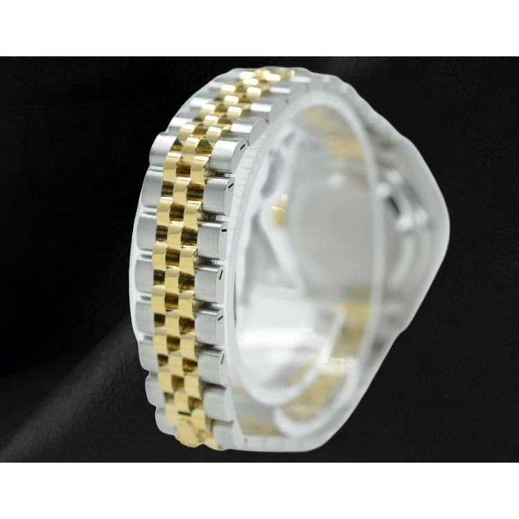 Rolex Lady-Datejust 28mm 279173 Montre Bicolore avec Cadran Diamants Argent