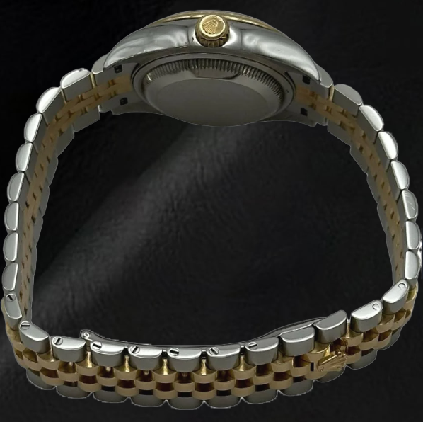 Montre Rolex Lady-Datejust 28 mm 279173 Bicolore Cadran Blanc Chiffres Romains
