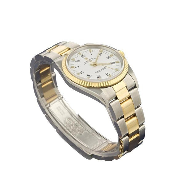 Rolex Montre Bicolore Bracelet Oyster Homme
