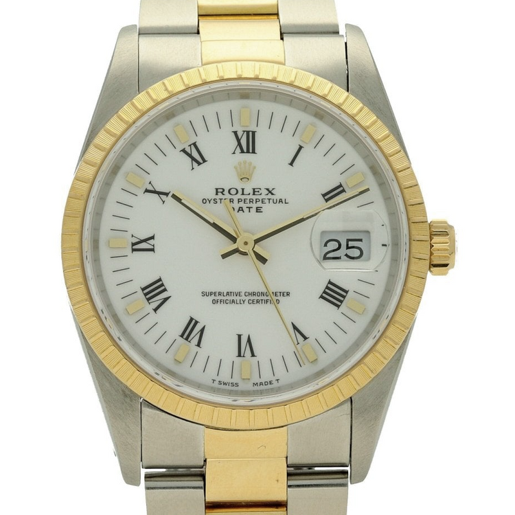 Rolex Montre Homme Bicolore Bracelet Oyster Homme