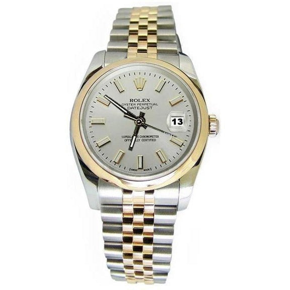 Rolex Montre Homme Deux Tons Date Just