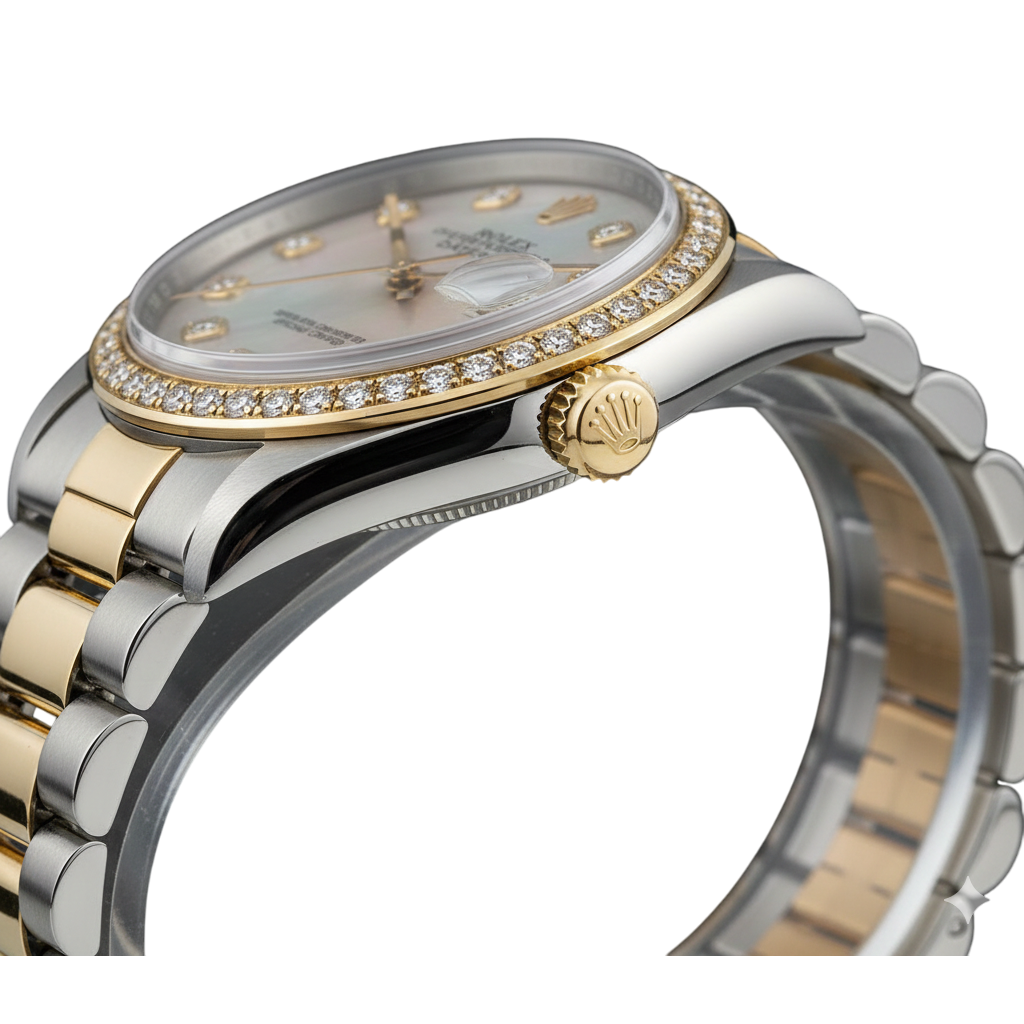 Perle des Mers du Sud Rolex – vue de profil