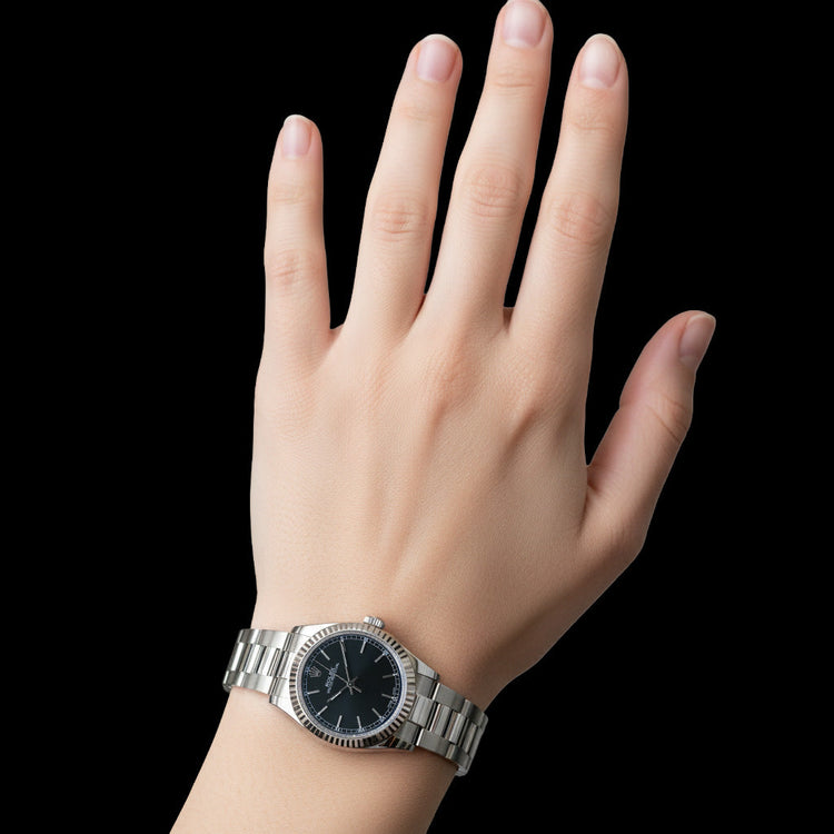 Gemme Rolex en Stainless Steel – vue de côté