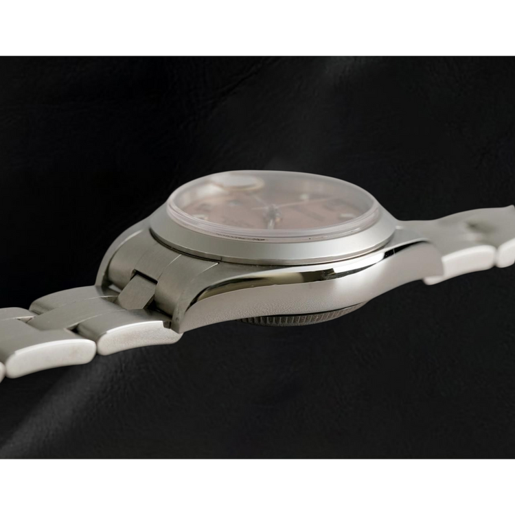 Montre Rolex Oyster Perpetual Femme 26 mm Année 2002 Cadran Rose Chiffres Arabes