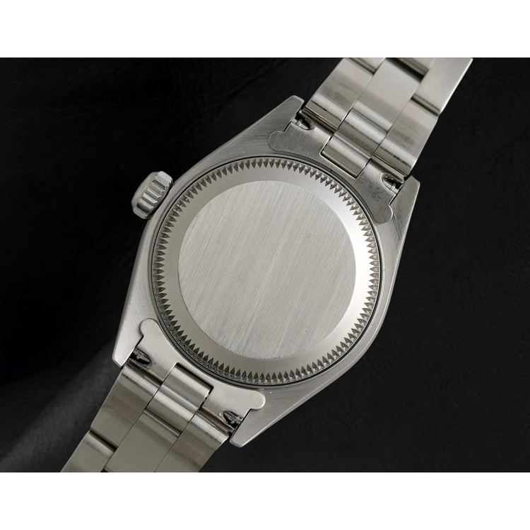Montre Rolex Oyster Perpetual Femme 26 mm Année 2002 Cadran Rose Chiffres Arabes