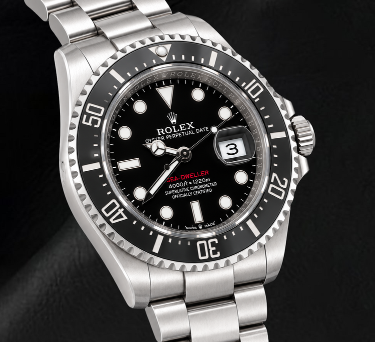 Montre Rolex Sea-Dweller 126600 43 mm en Acier Inoxydable Cadran Noir Luminescent