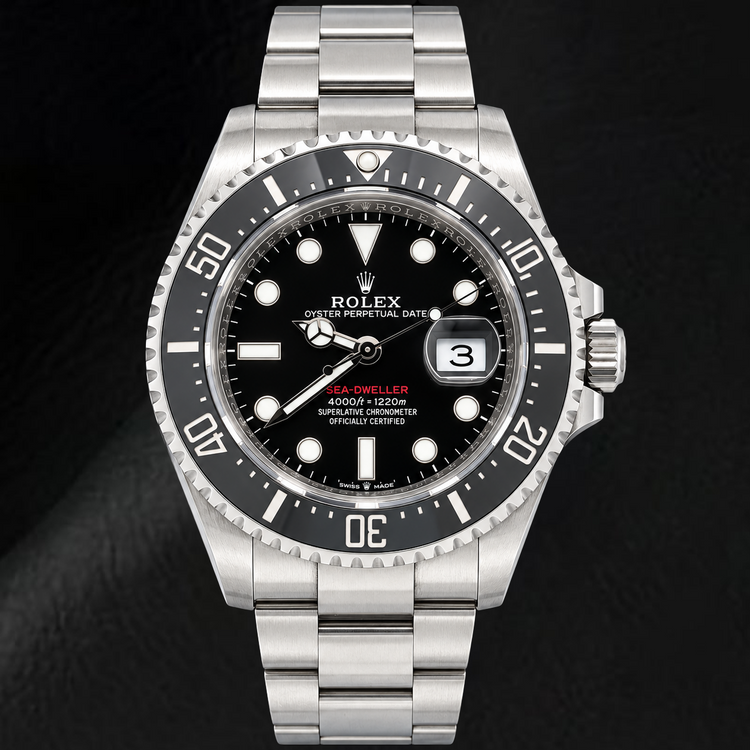 Montre Rolex Sea-Dweller 126600 43 mm en Acier Inoxydable Cadran Noir Luminescent