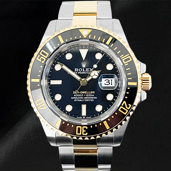 Rolex Sea-Dweller 126603 Montre Bicolore 43 mm Cadran Noir