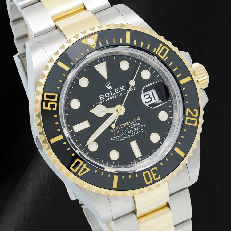 Rolex Sea-Dweller 126603 Montre Bicolore 43 mm Cadran Noir