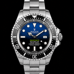 Montre Rolex Sea-Dweller Deepsea 44 mm 116660 James Cameron Cadran Bleu Dégradé Acier Inoxydable Bracelet Oyster