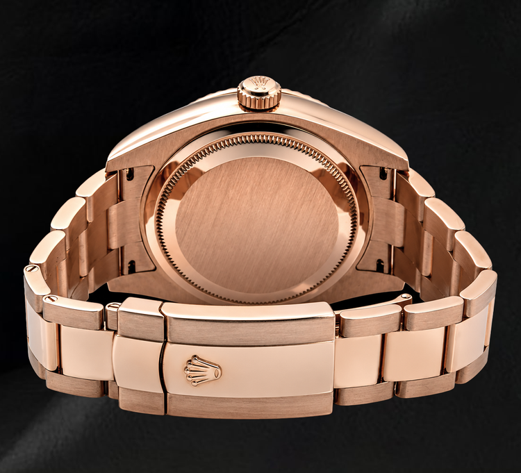 Montre Rolex Sky-Dweller 326935 42 mm en Or Rose Cadran Chocolat Chiffres Arabes