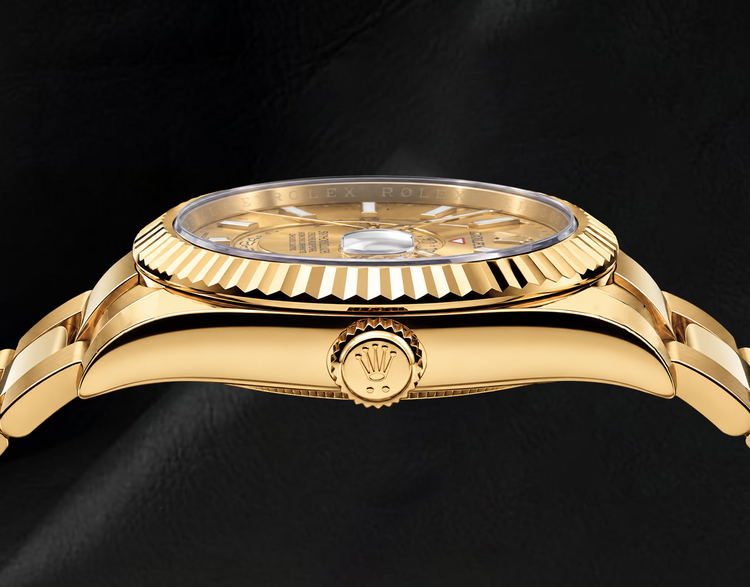 Montre Rolex Sky-Dweller 326938 42 mm Cadran Champagne Or Jaune