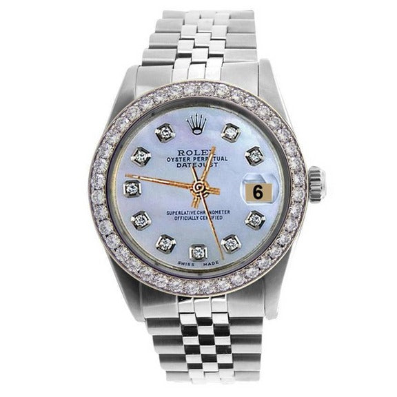 Rolex acier inoxydable Datejust Montre 