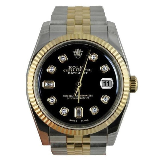 Rolex acier inoxydable & Or jubilé Datejust Montre