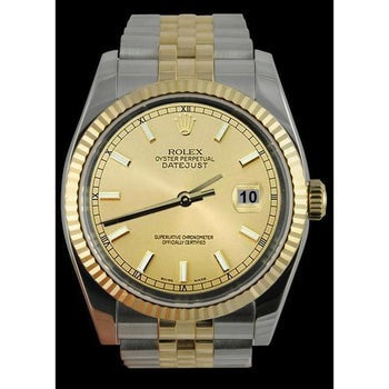 Rolex bâton Cadran Datejust Regarder Homme acier inoxydable
