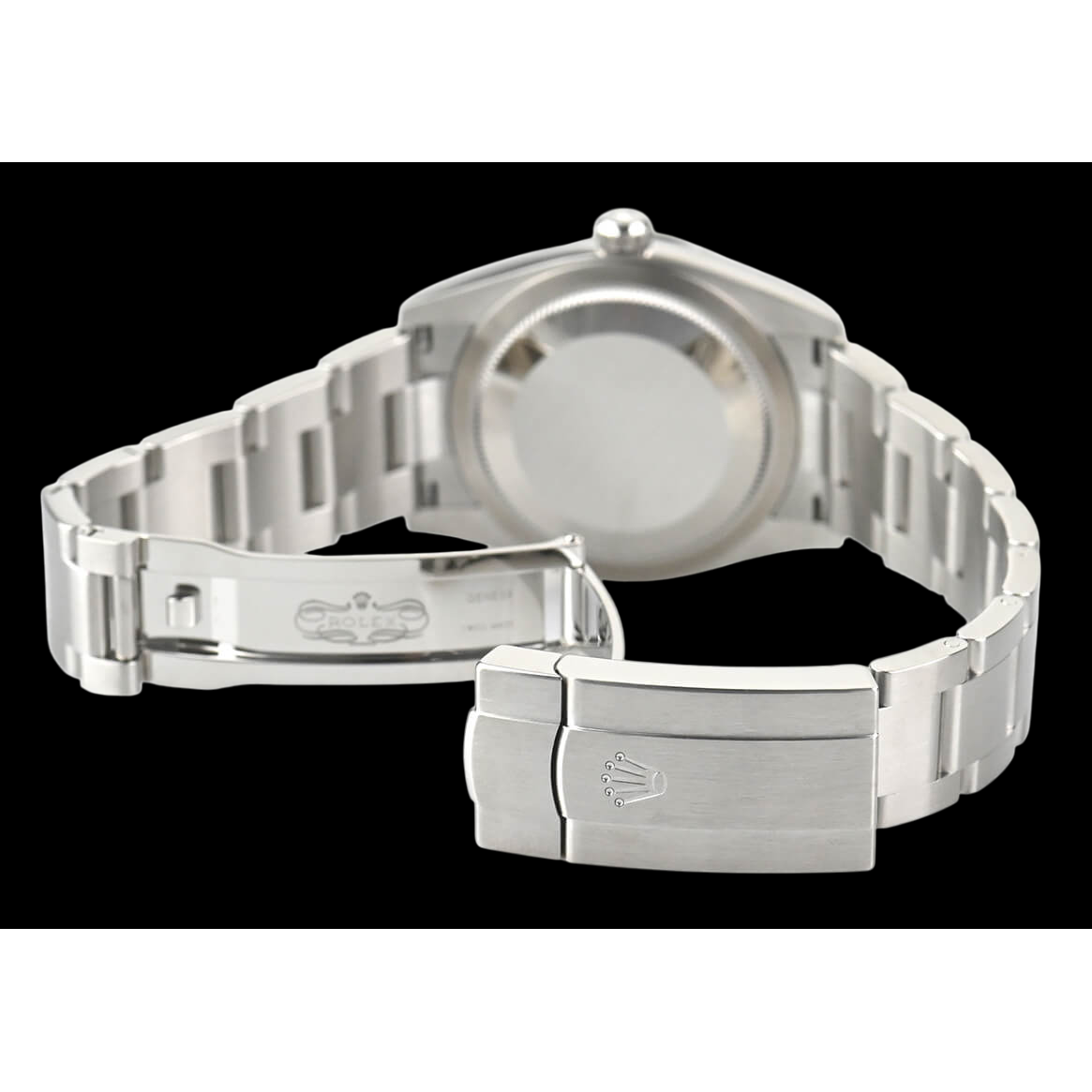 Rolex huître Perpétuelle 31 mm cadran lumineux saumon montre en acier pour femme