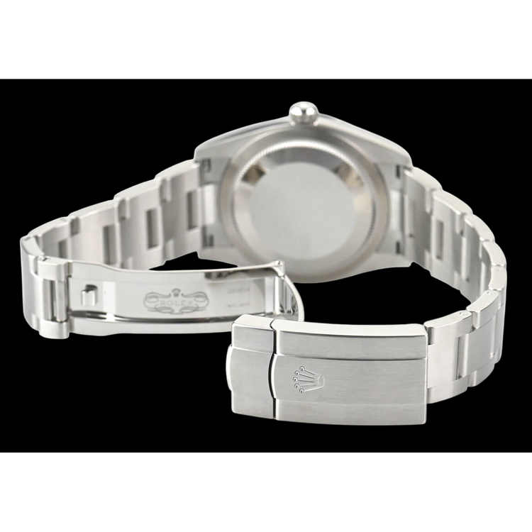 Rolex huître Perpétuelle 31 mm cadran lumineux saumon montre en acier pour femme