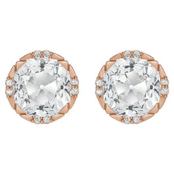 Intemporel Coussin Antique Diamant Pendants d'Oreilles – 3