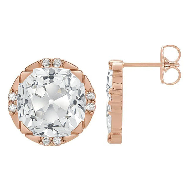 Intemporel Pendants d'Oreilles 3 carats – vue de face