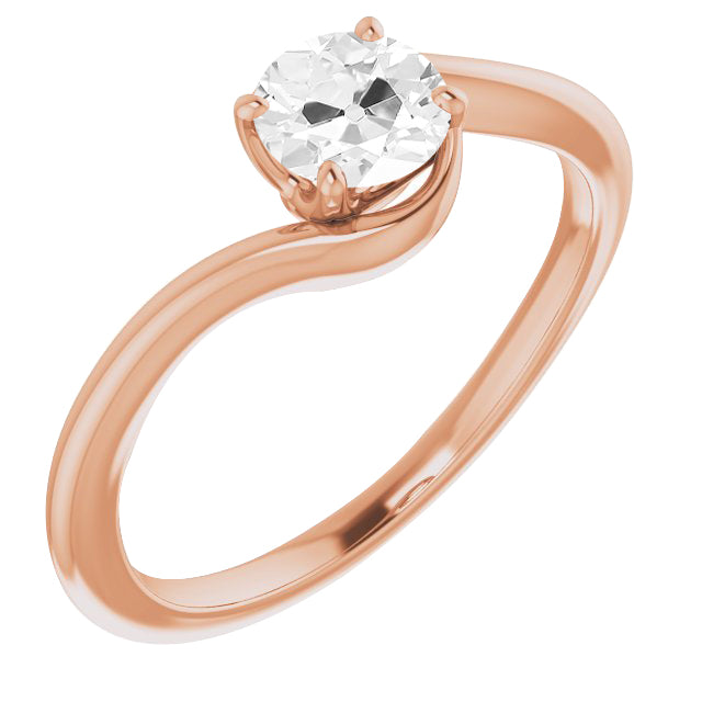 Diamant Fin Bague Solitaire – vue principale