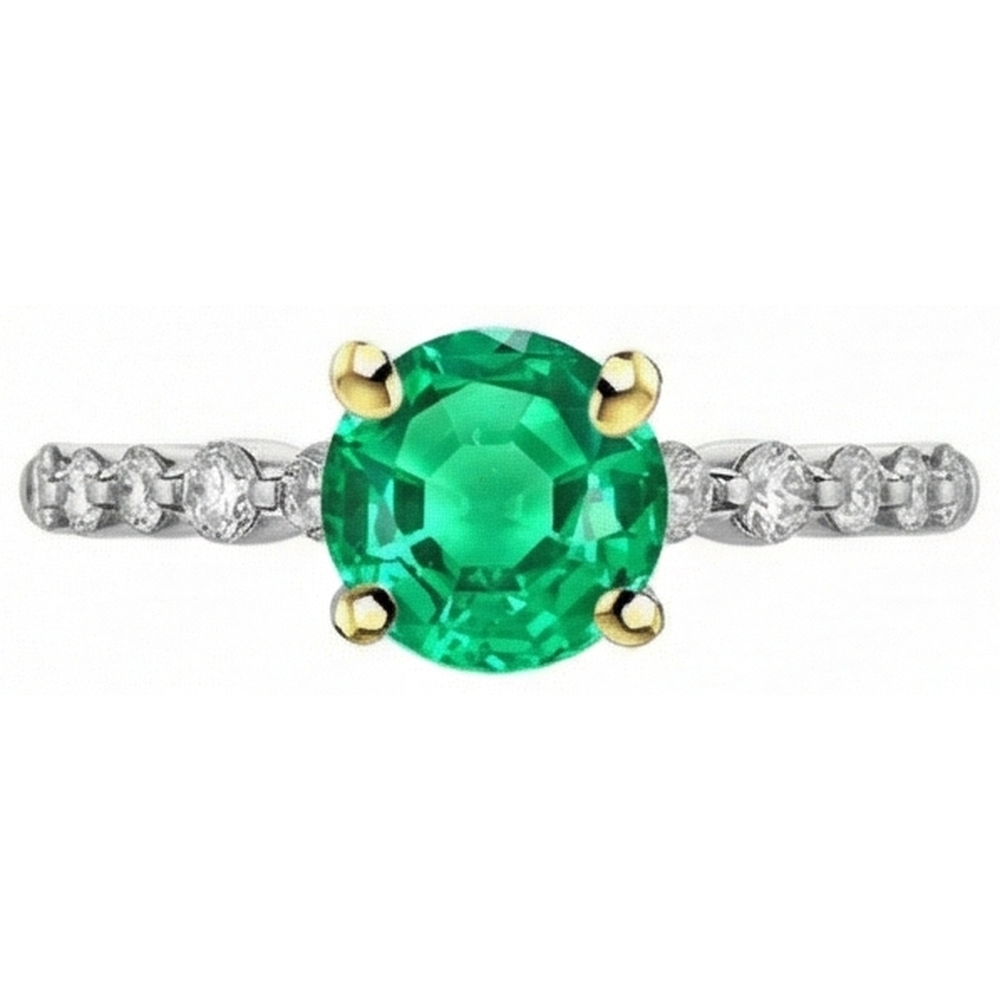 De luxe Bague Pierre Précieuse 2 carats – vue de face