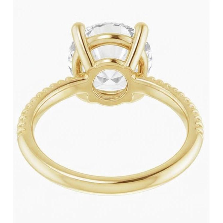Brillant Bague Mono-Pierre 2,50 carats – vue de dessus