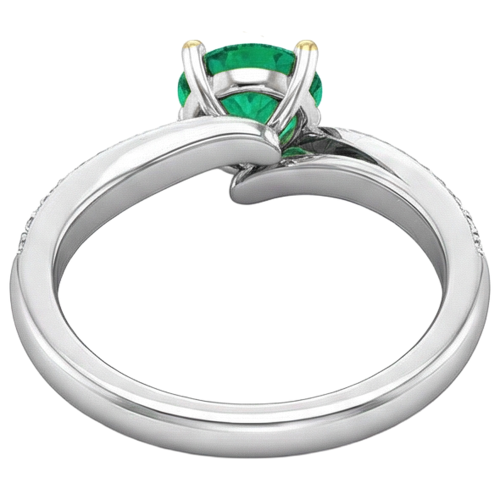 Fait à la main Bague avec Gemme 2 carats – vue arrière